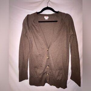 Mossimo Supply Co. Brown Button-Up Cardigan